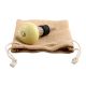 Light Yellow Crackle Ceramic Wine Stopper